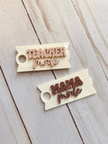 Teacher Tumbler Name Plate | Reversible Name Plate
