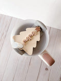 Tumbler Christmas Tree Name Plate | H2.0 Name Plate