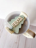 Tumbler Christmas Tree Name Plate | H2.0 Name Plate