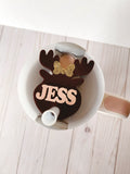 Tumbler Reindeer Name Plate | H2.0 Name Plate