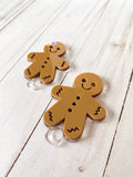 Tumbler Christmas Gingerbread Plate | H2.0 Name Plate