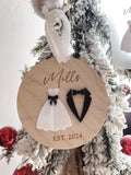 First Christmas Married Ornament | Newlyweds Ornament