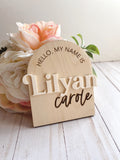 Baby Name Sign | Baby Name Announcement Sign