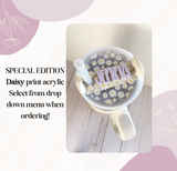 Tumbler Scalloped Name Plate | H2.0 Name Plate | Custom Tumbler Topper