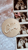 Gender Reveal Round - It's A Girl/It's A Boy