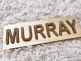 Custom Wood Name Puzzle Board