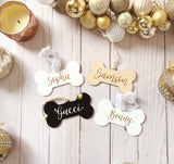 Custom Dog Bone Ornament