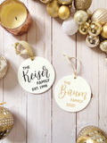 Custom Round Christmas Ornament