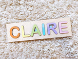 Custom Wood Name Puzzle Board