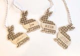 Rattan Bunny Tag