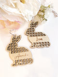 Rattan Bunny Tag