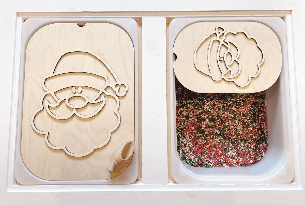 Fillable TROFAST Lid Insert Santa Edition