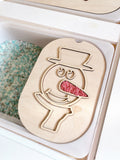 Fillable Snowman TROFAST Lid Insert