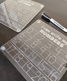 I can write my Letters and Numbers Tracing Board