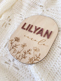 Baby Name Plaque