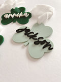 St. Patrick's Clover Name Tag