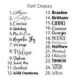 Custom Engraved Baby Print Sign