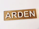Custom Wood Name Puzzle Board