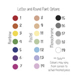 Custom Baby Name Round | Birth Announcement