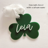 St. Patrick's Clover Name Tag