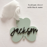 St. Patrick's Clover Name Tag