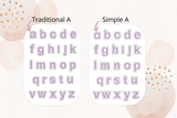 Large TROFAST Lid Alphabet Insert
