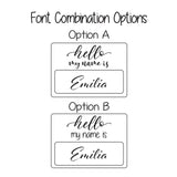 Hello My Name Is Sign