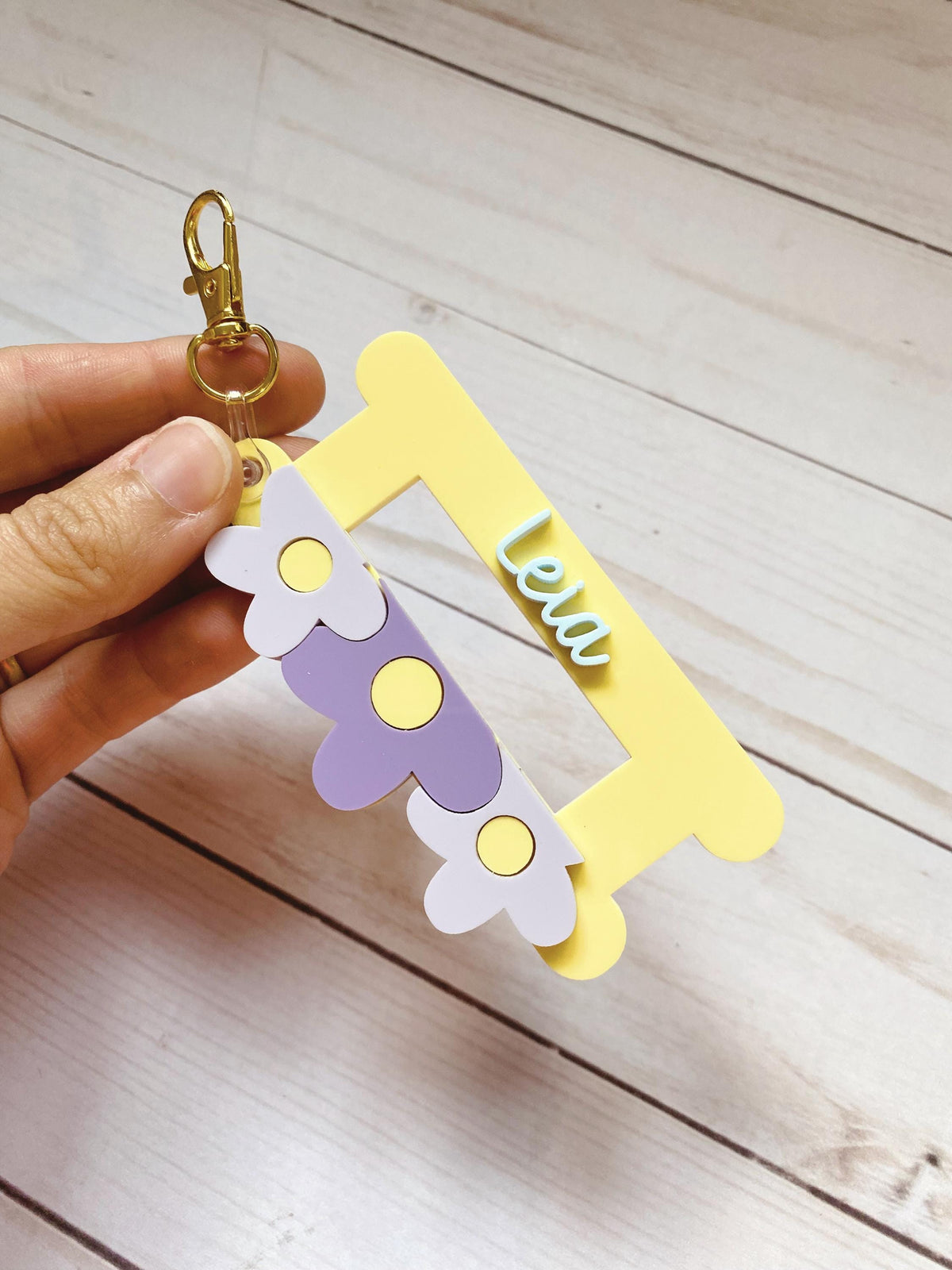 Hair Elastic Holder Keychain