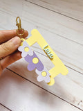 Hair Elastic Holder Keychain
