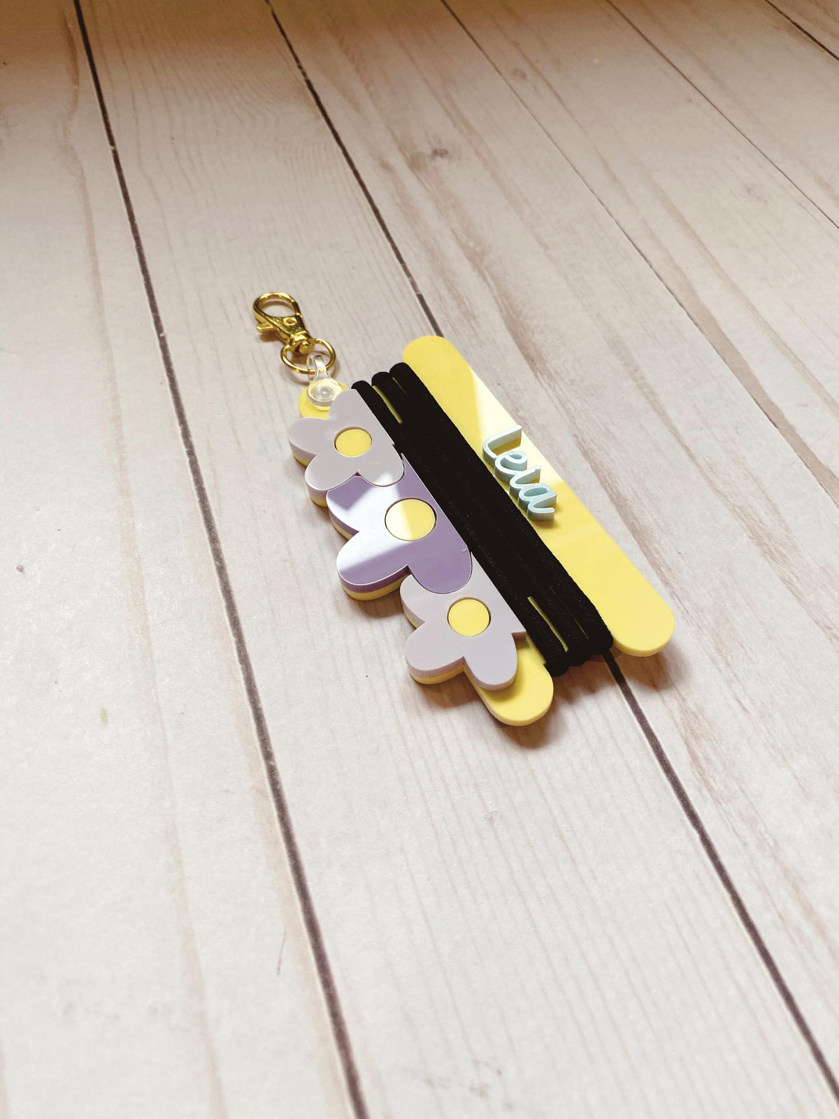 Hair Elastic Holder Keychain