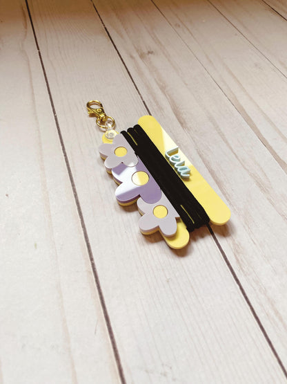 Hair Elastic Holder Keychain