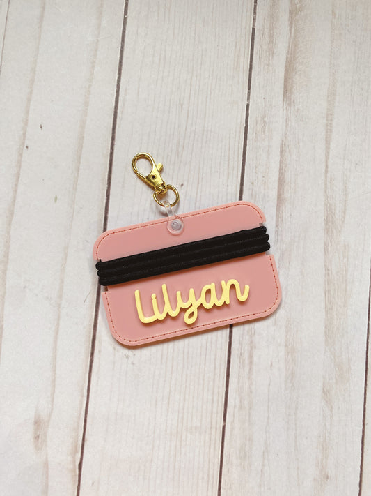 Hair Elastic Holder Keychain