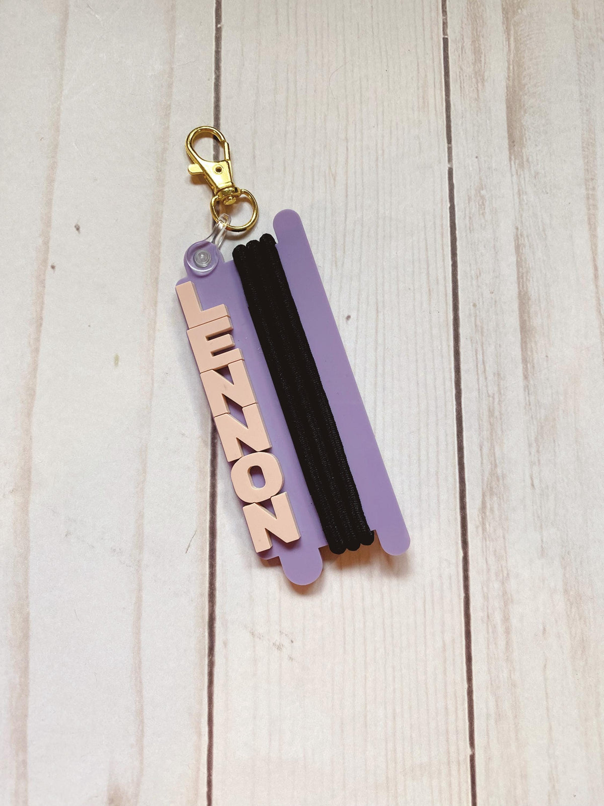 Hair Elastic Holder Keychain