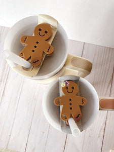 Tumbler Christmas Gingerbread Plate | H2.0 Name Plate