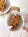 Tumbler Christmas Gingerbread Plate | H2.0 Name Plate