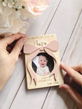 Coquette Bow Magnet Photo Frame | Mother's Day Gift