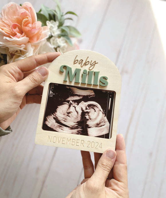 Ultrasound Photo Frame | Pregnancy Annoucement