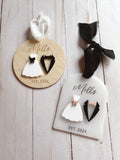 First Christmas Married Ornament | Newlyweds Ornament