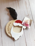 Santa Photo Christmas Ornament | Baby's First Christmas Ornament