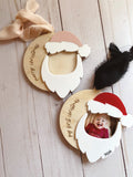 Santa Photo Christmas Ornament | Baby's First Christmas Ornament