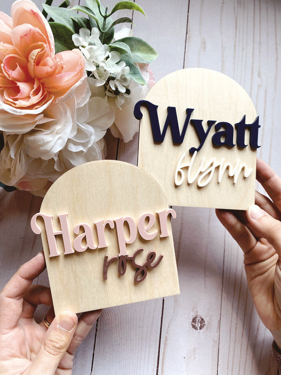 Baby Name Sign | Baby Name Announcement Sign