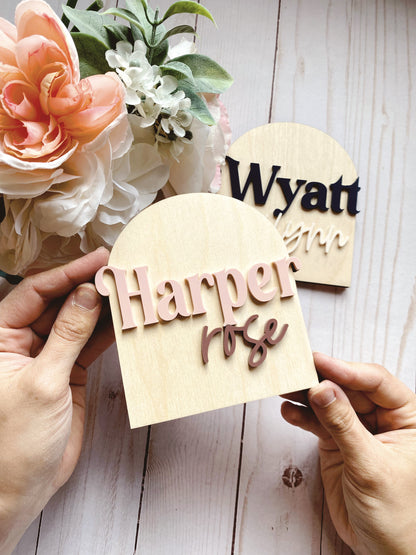 Baby Name Sign | Baby Name Announcement Sign