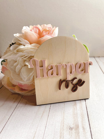 Baby Name Sign | Baby Name Announcement Sign