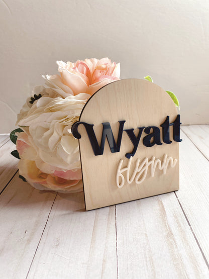 Baby Name Sign | Baby Name Announcement Sign