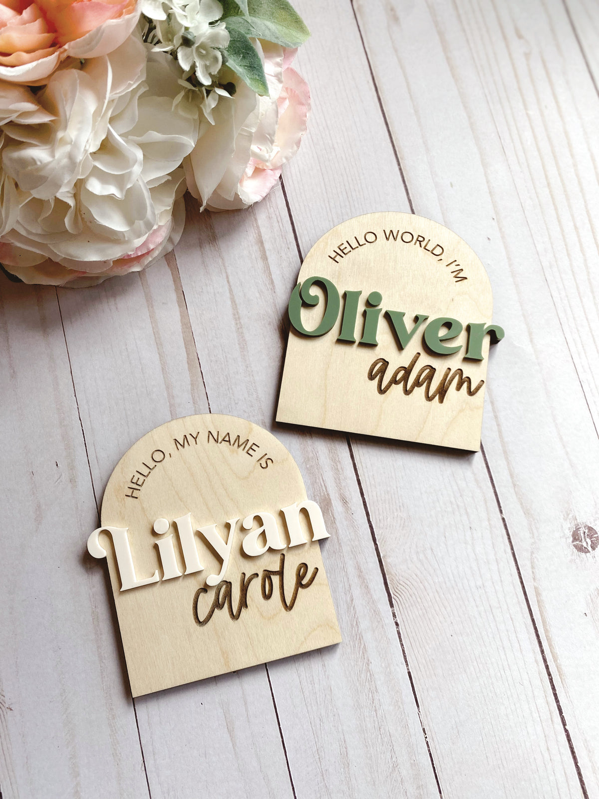 Baby Name Sign | Baby Name Announcement Sign