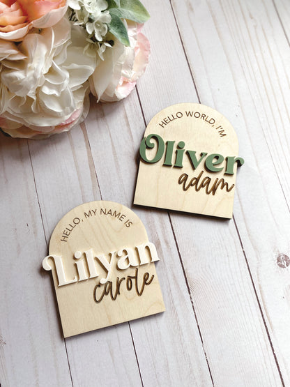 Baby Name Sign | Baby Name Announcement Sign