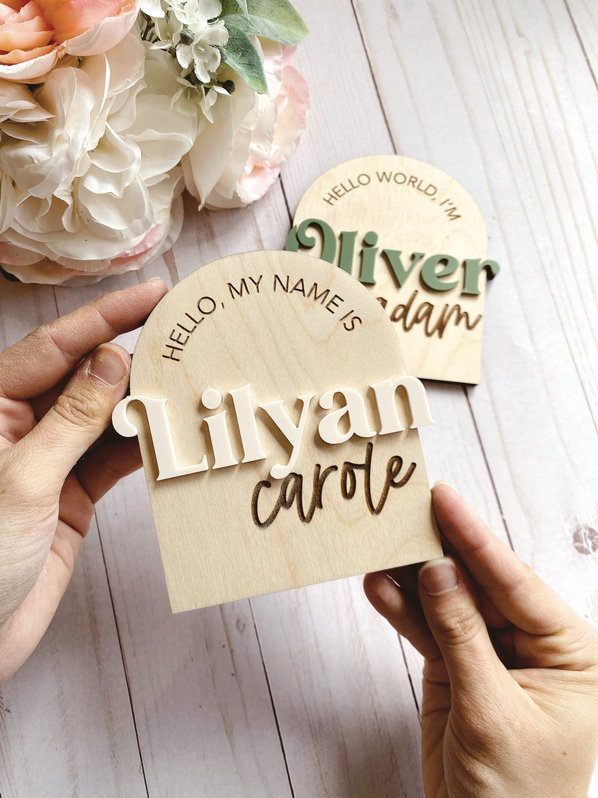Baby Name Sign | Baby Name Announcement Sign