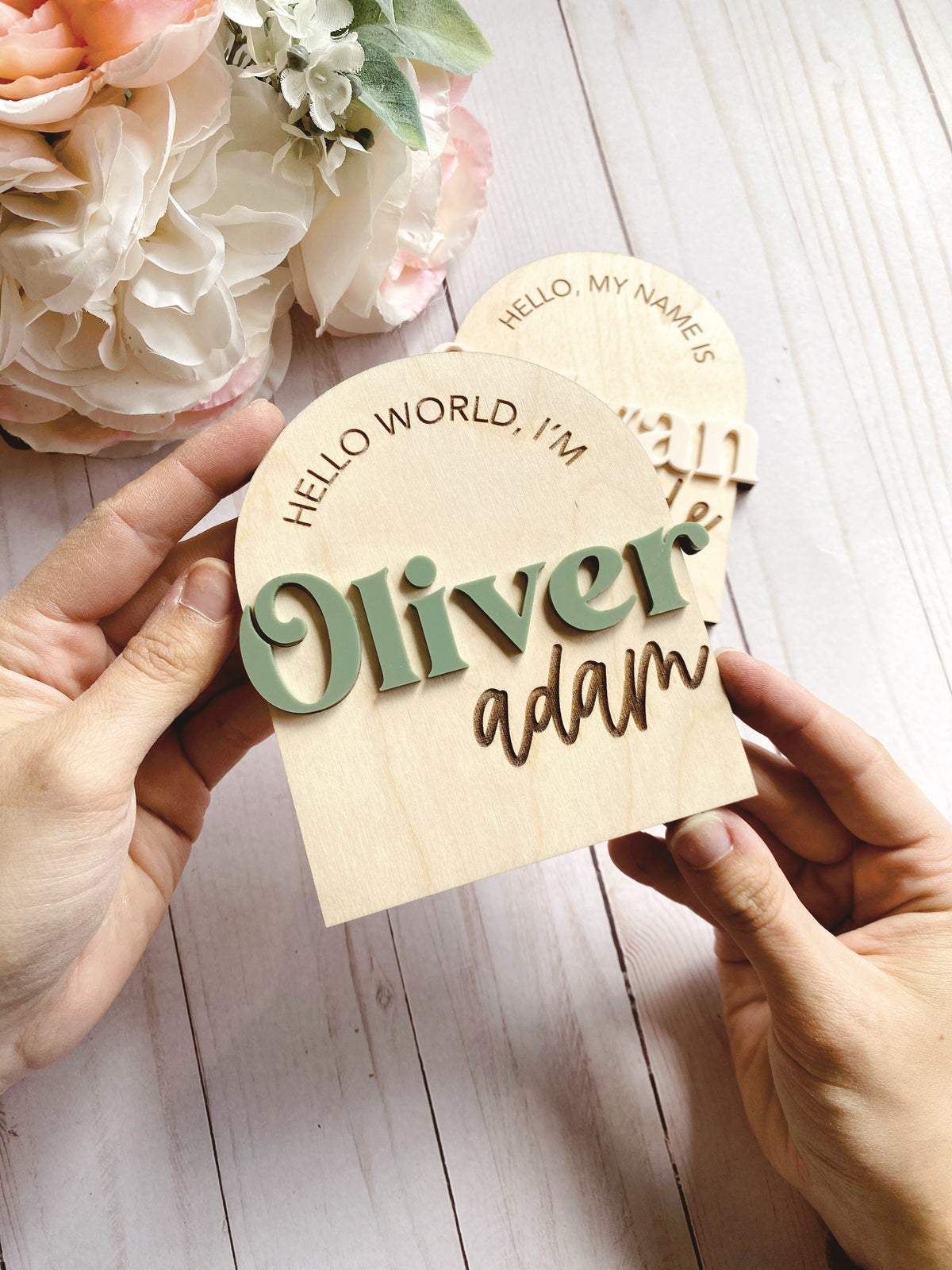 Baby Name Sign | Baby Name Announcement Sign