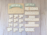 First & Last Day of School Sign | Interchangeable Magnetic School Photo Sign
