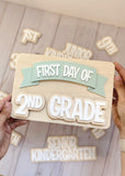 First & Last Day of School Sign | Interchangeable Magnetic School Photo Sign